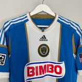 2012/14 PHILADELPHIA UNION *PLAYER ISSUE* HOME SHIRT (M) ADIDAS
