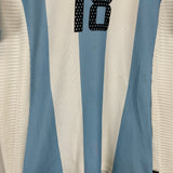 Shop 2002/04 ARGENTINA KILY #18 HOME SHIRT (L) ADIDAS, classic football shirts, vintage football shirts & retro soccer jerseys at Cult Kits