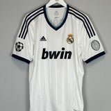 Shop 2012/13 REAL MADRID RONALDO #7 C/L HOME SHIRT (L) ADIDAS, classic football shirts, vintage football shirts & retro soccer jerseys at Cult Kits