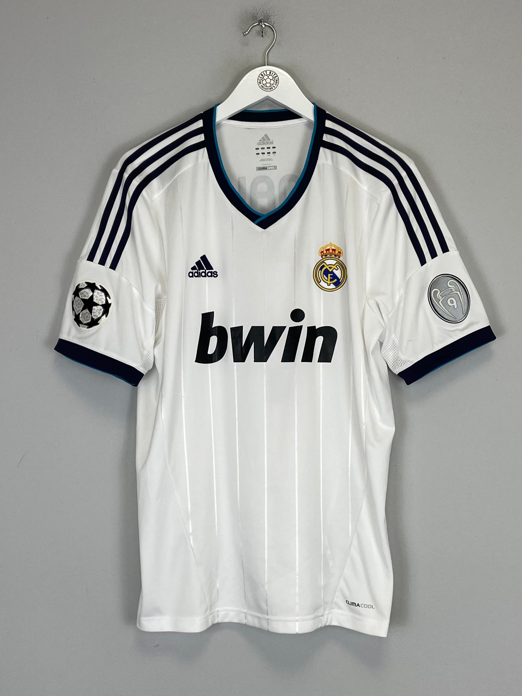 Shop 2012/13 REAL MADRID RONALDO #7 C/L HOME SHIRT (L) ADIDAS, classic football shirts, vintage football shirts & retro soccer jerseys at Cult Kits