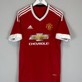 2015/16 MANCHESTER UNITED MEMPHIS #7 HOME SHIRT (M) ADIDAS