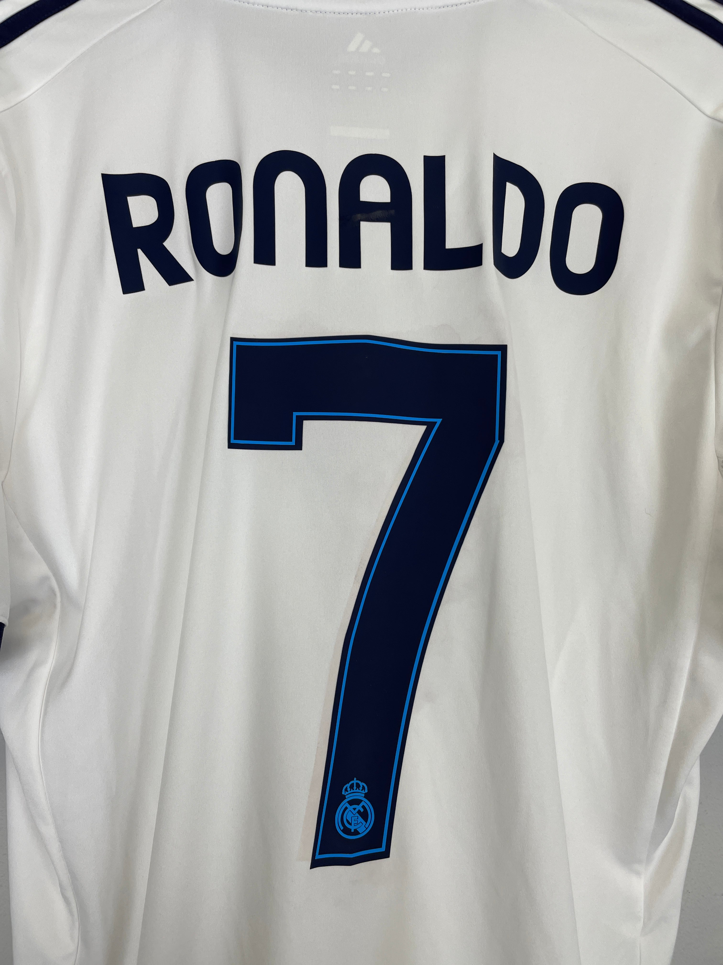 Shop 2012/13 REAL MADRID RONALDO #7 C/L HOME SHIRT (L) ADIDAS, classic football shirts, vintage football shirts & retro soccer jerseys at Cult Kits