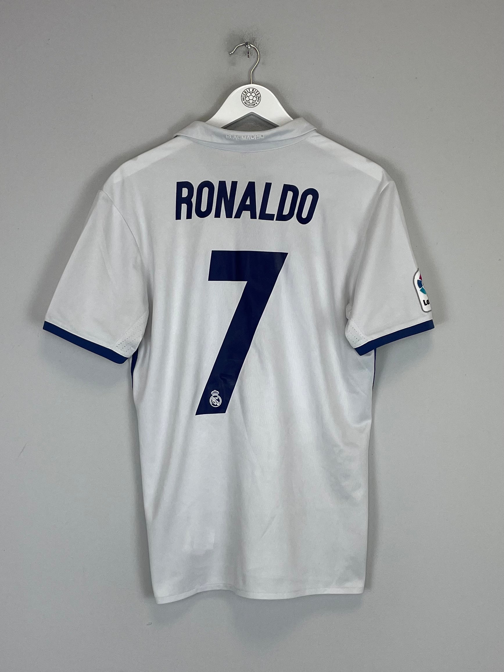 Shop 2016/17 REAL MADRID RONALDO #7 HOME SHIRT (M) ADIDAS, classic football shirts, vintage football shirts & retro soccer jerseys at Cult Kits