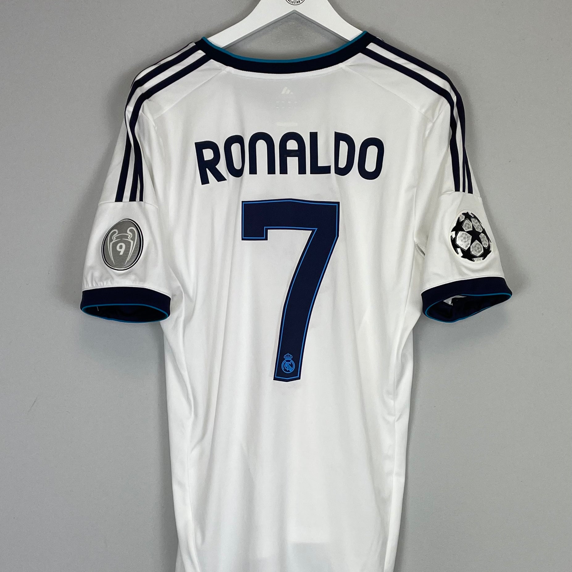 Shop 2012/13 REAL MADRID RONALDO #7 C/L HOME SHIRT (L) ADIDAS, classic football shirts, vintage football shirts & retro soccer jerseys at Cult Kits