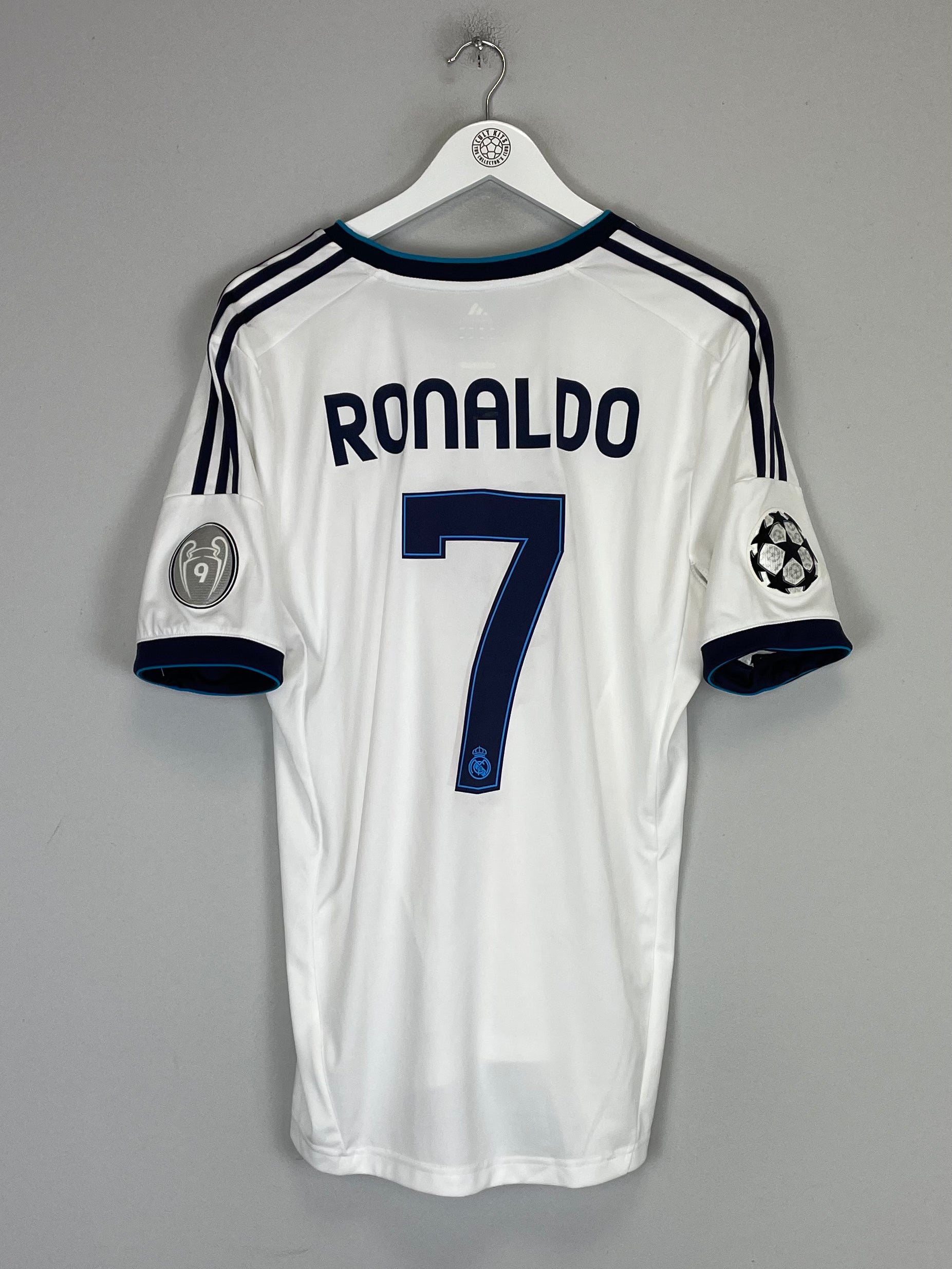Shop 2012/13 REAL MADRID RONALDO #7 C/L HOME SHIRT (L) ADIDAS, classic football shirts, vintage football shirts & retro soccer jerseys at Cult Kits