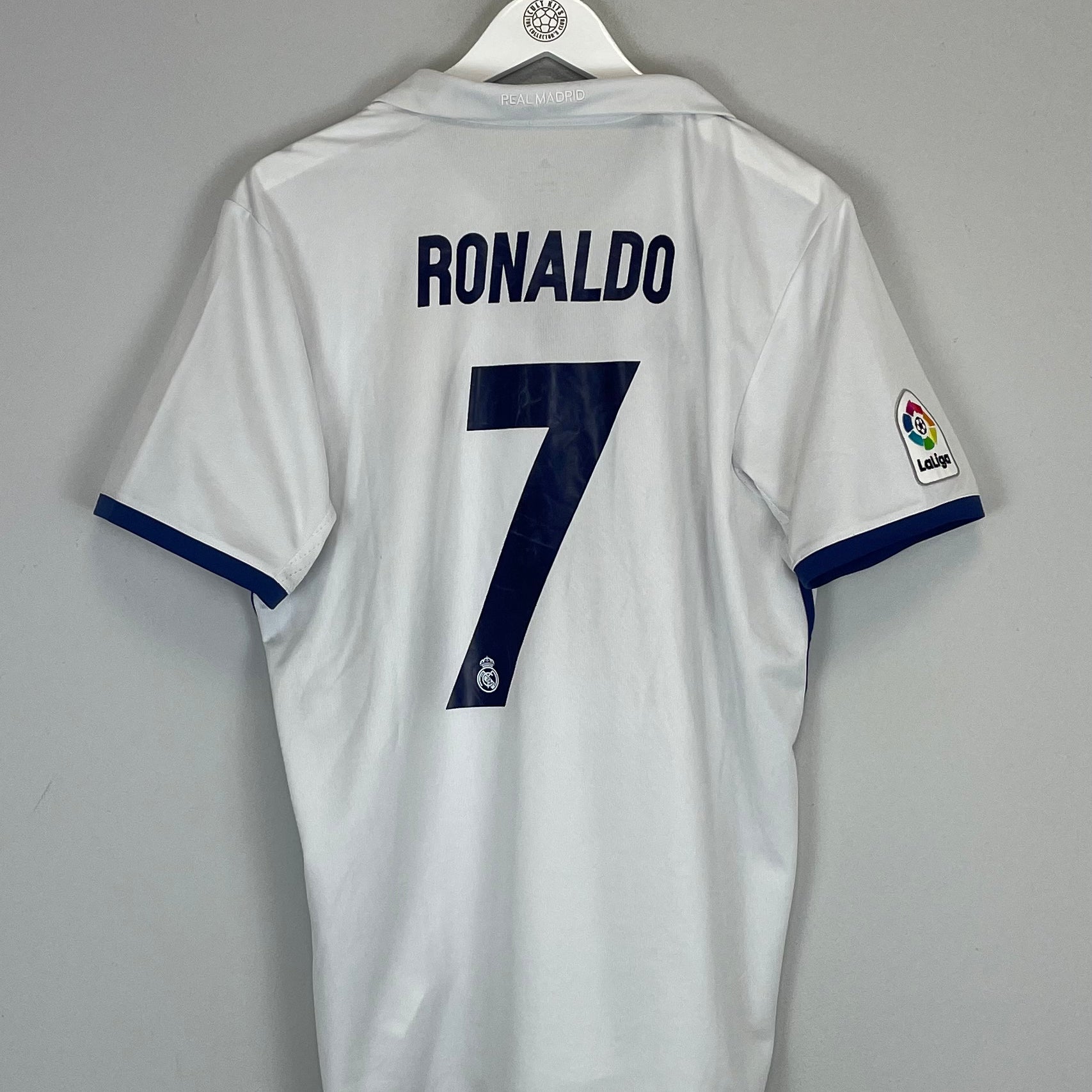 Shop 2016/17 REAL MADRID RONALDO #7 HOME SHIRT (L) ADIDAS, classic football shirts, vintage football shirts & retro soccer jerseys at Cult Kits