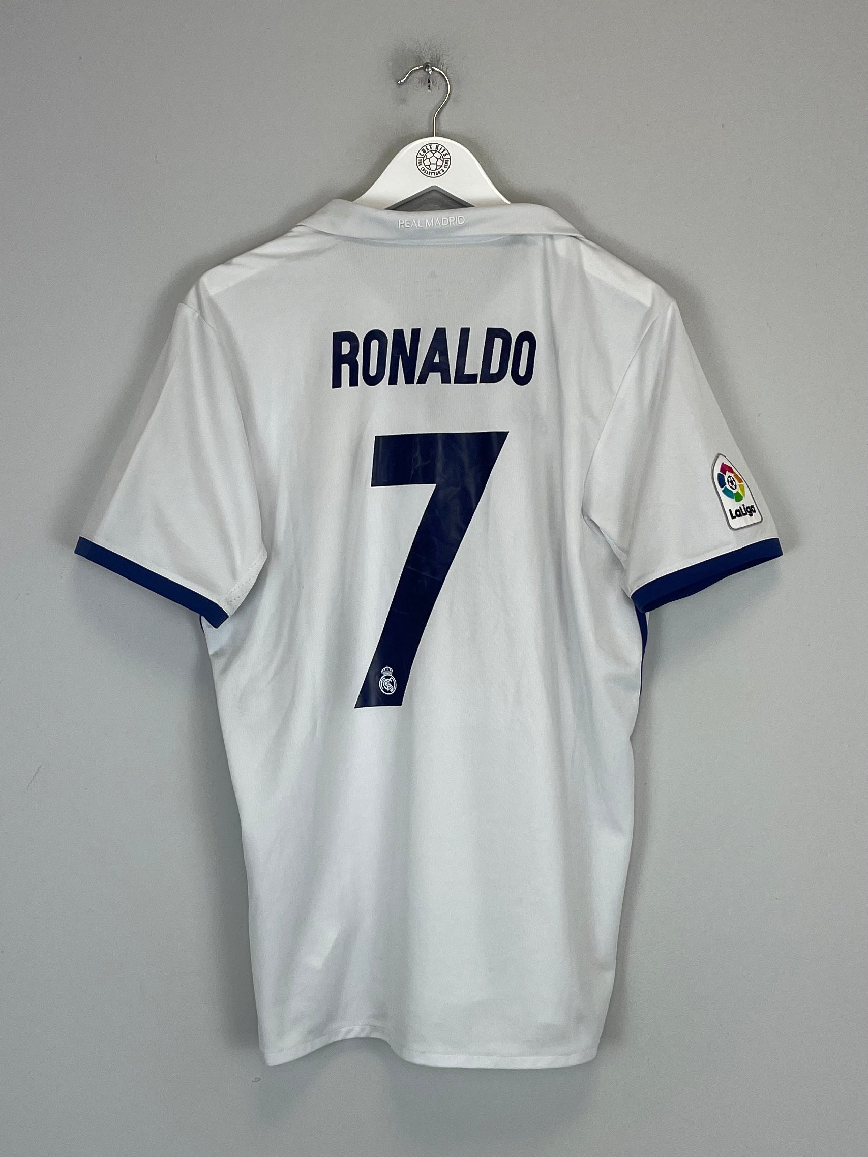 Shop 2016/17 REAL MADRID RONALDO #7 HOME SHIRT (L) ADIDAS, classic football shirts, vintage football shirts & retro soccer jerseys at Cult Kits