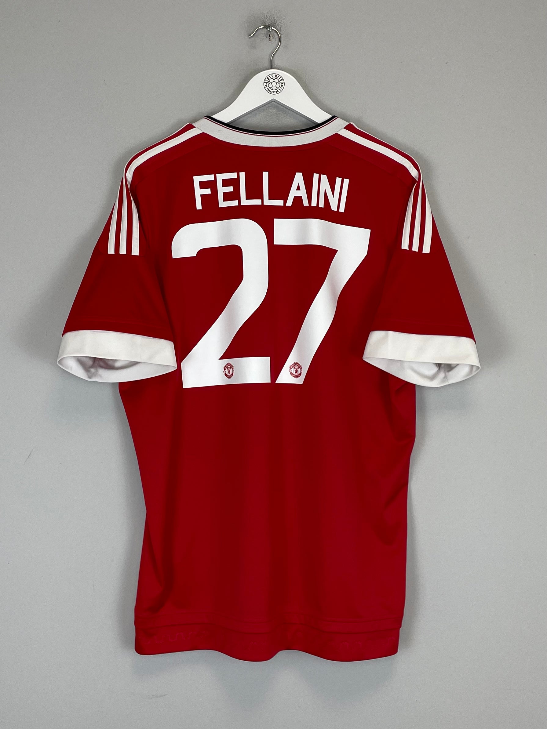 Shop 2015/16 MANCHESTER UNITED FELLAINI #27 HOME SHIRT (XL) ADIDAS, classic football shirts, vintage football shirts & retro soccer jerseys at Cult Kits