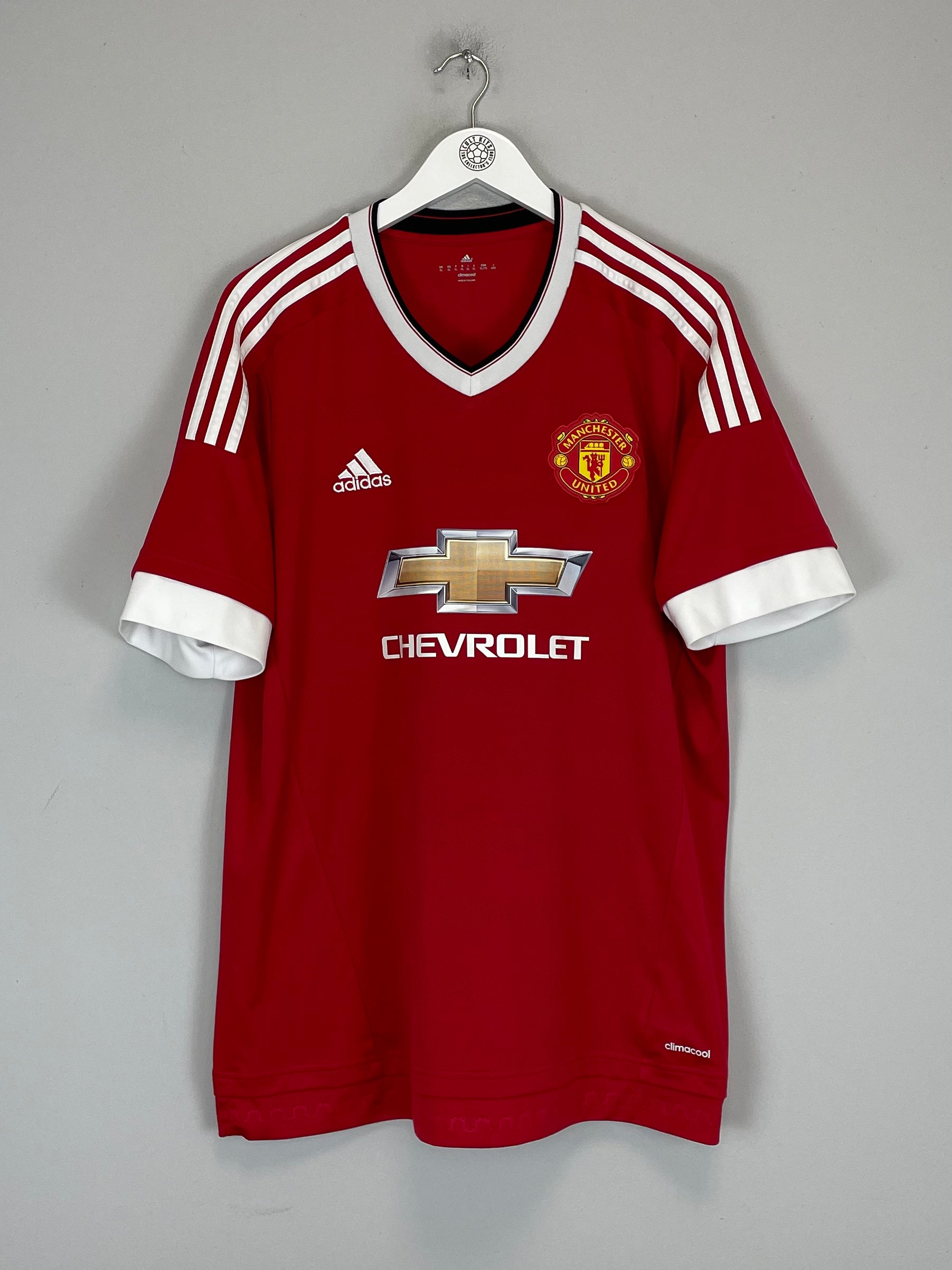 Shop 2015/16 MANCHESTER UNITED ROONEY #10 HOME SHIRT (XL) ADIDAS, classic football shirts, vintage football shirts & retro soccer jerseys at Cult Kits