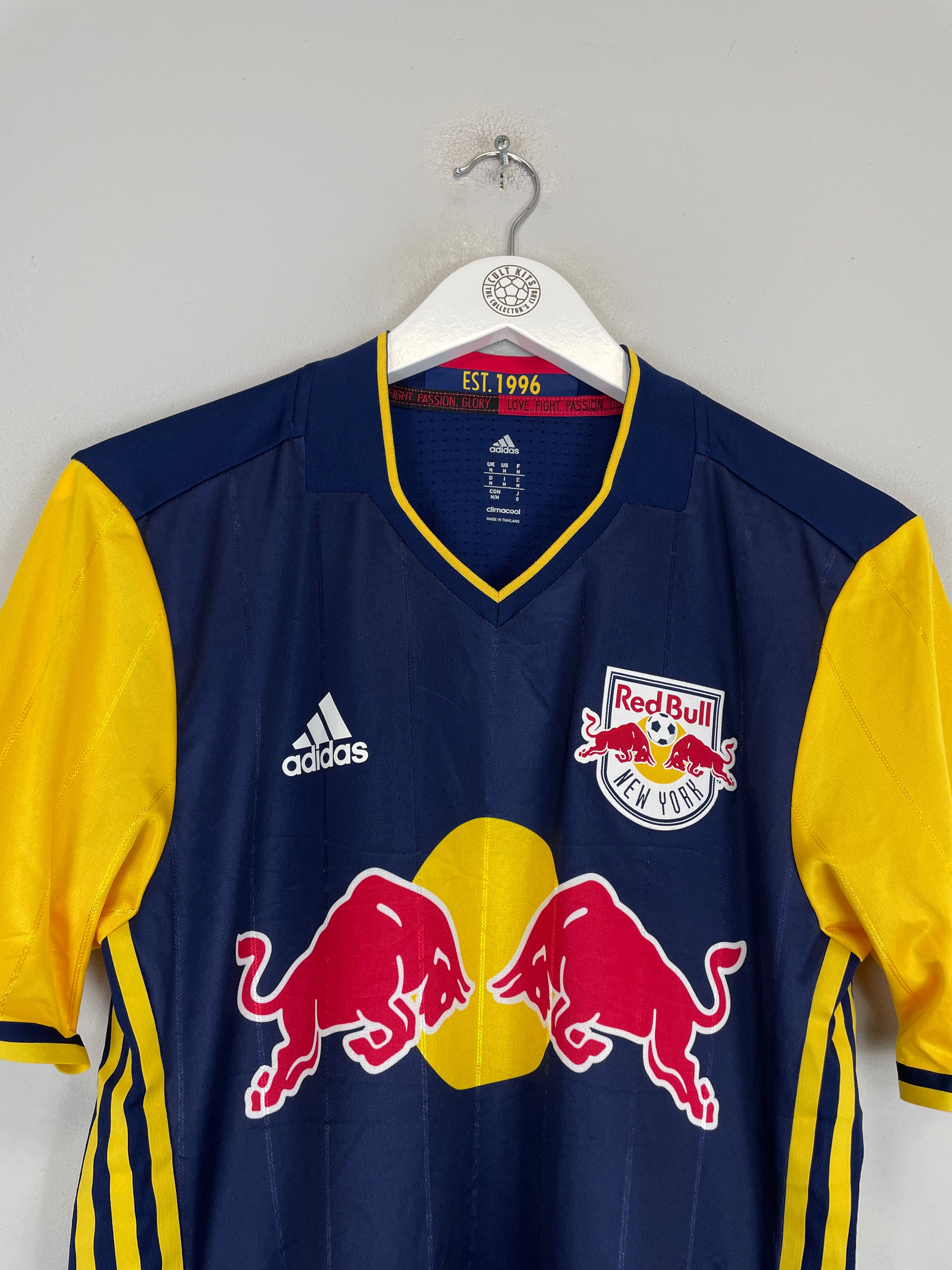 Shop 2016 NEW YORK RED BULLS *AUTHENTIC* AWAY SHIRT (M) ADIDAS, classic football shirts, vintage football shirts & retro soccer jerseys at Cult Kits