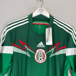 Shop 2014 MEXICO *BNWT* HOME SHIRT (L) ADIDAS, classic football shirts, vintage football shirts & retro soccer jerseys at Cult Kits