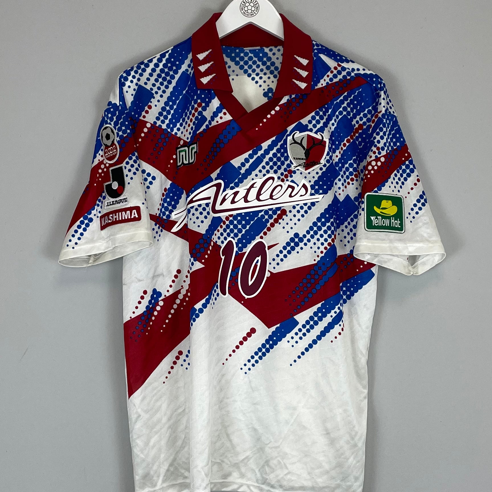 Shop 1996 KASHIMA ANTLERS #10 AWAY SHIRT (L) NR, classic football shirts, vintage football shirts & retro soccer jerseys at Cult Kits