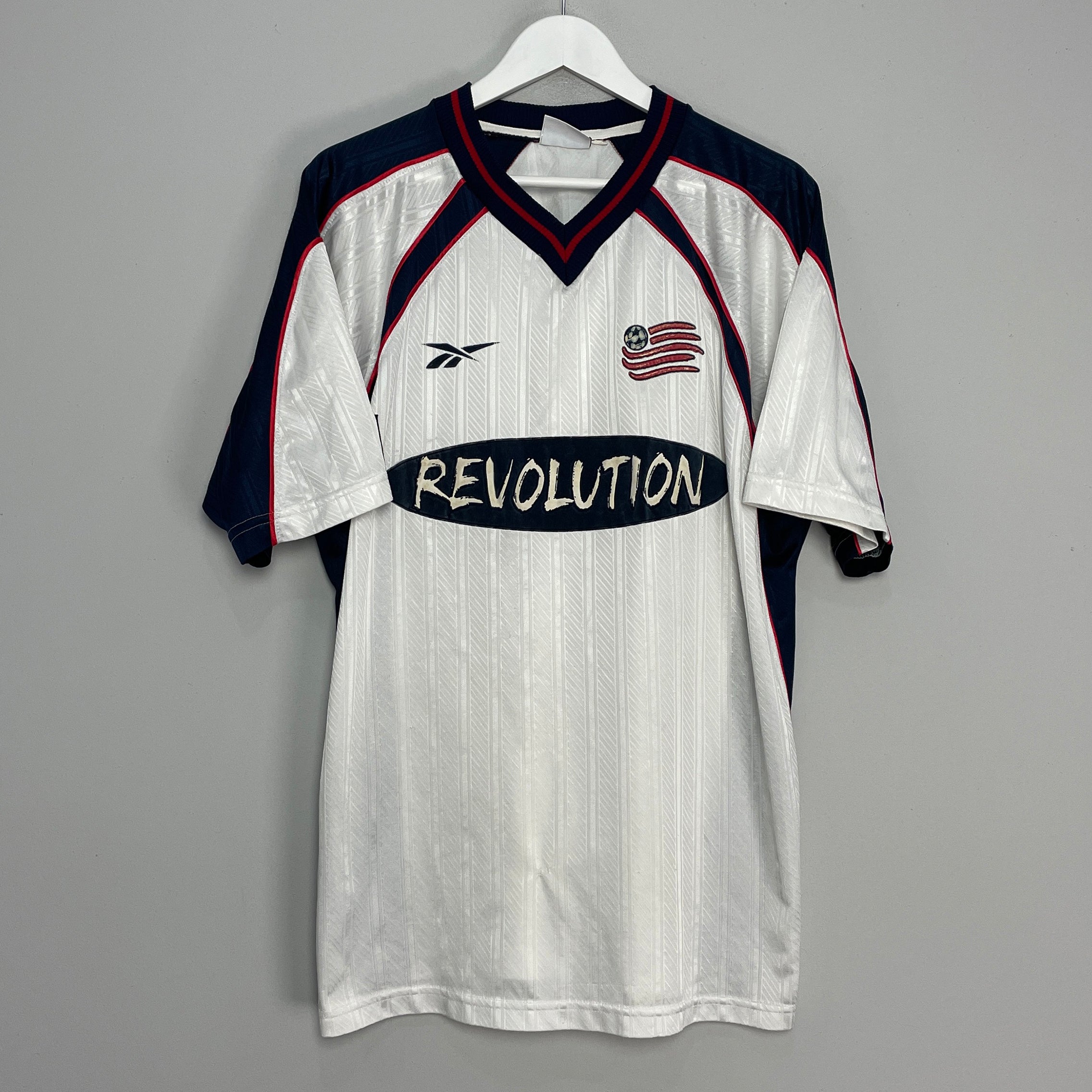 Shop 1998/99 NEW ENGLAND REVOLUTION (L) REEBOK, classic football shirts, vintage football shirts & retro soccer jerseys at Cult Kits