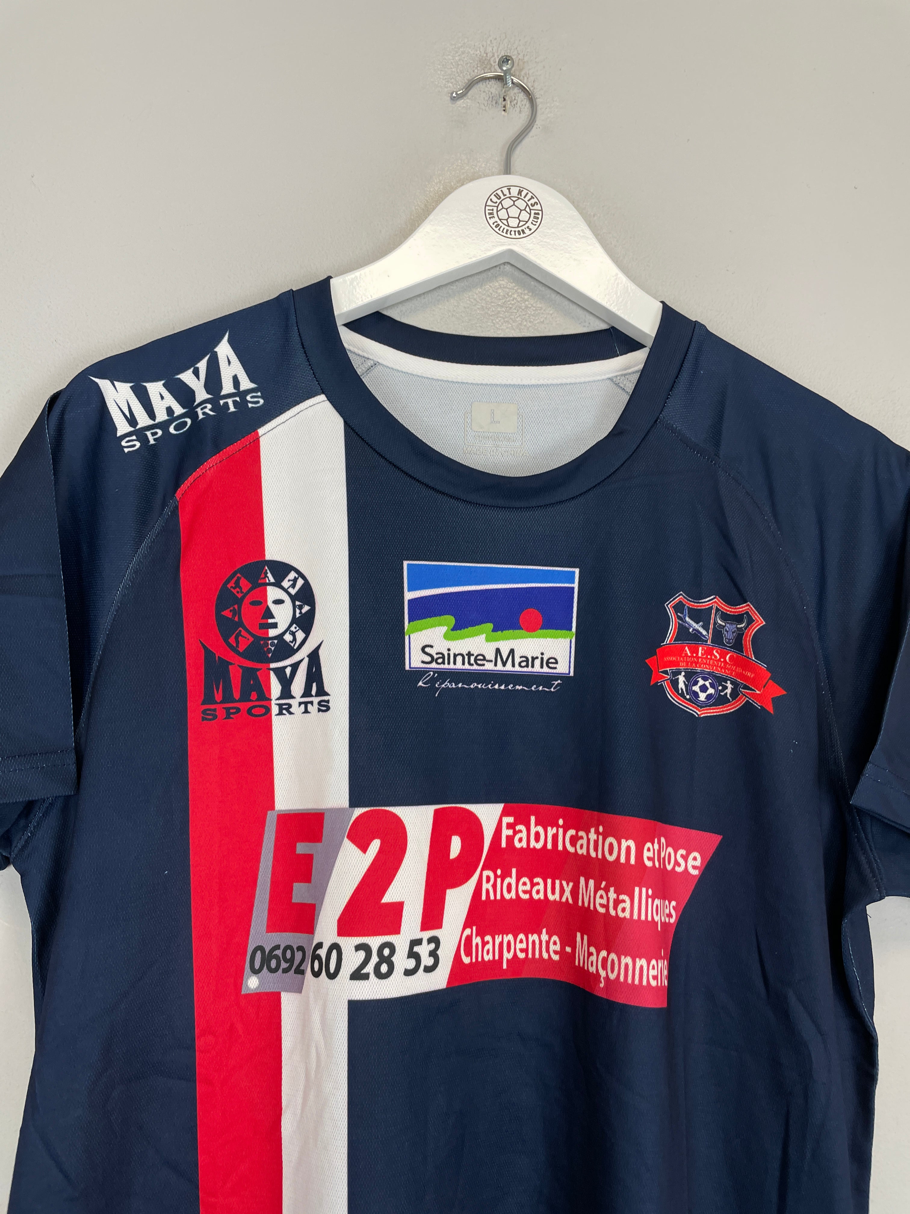 Shop A.E.S.C HOME SHIRT (L) MAYA SPORTS, classic football shirts, vintage football shirts & retro soccer jerseys at Cult Kits