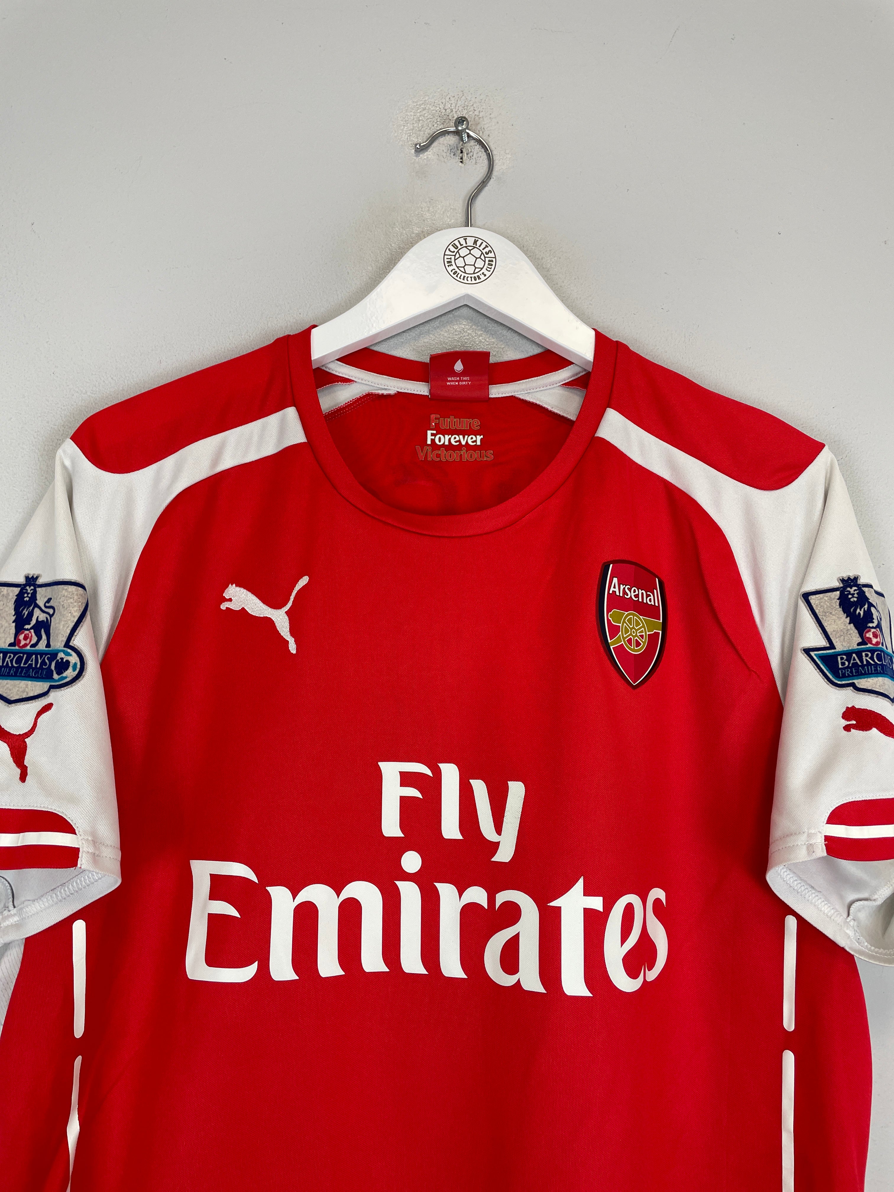Shop 2014/15 ARSENAL WALCOTT #14 HOME SHIRT (L) PUMA, classic football shirts, vintage football shirts & retro soccer jerseys at Cult Kits