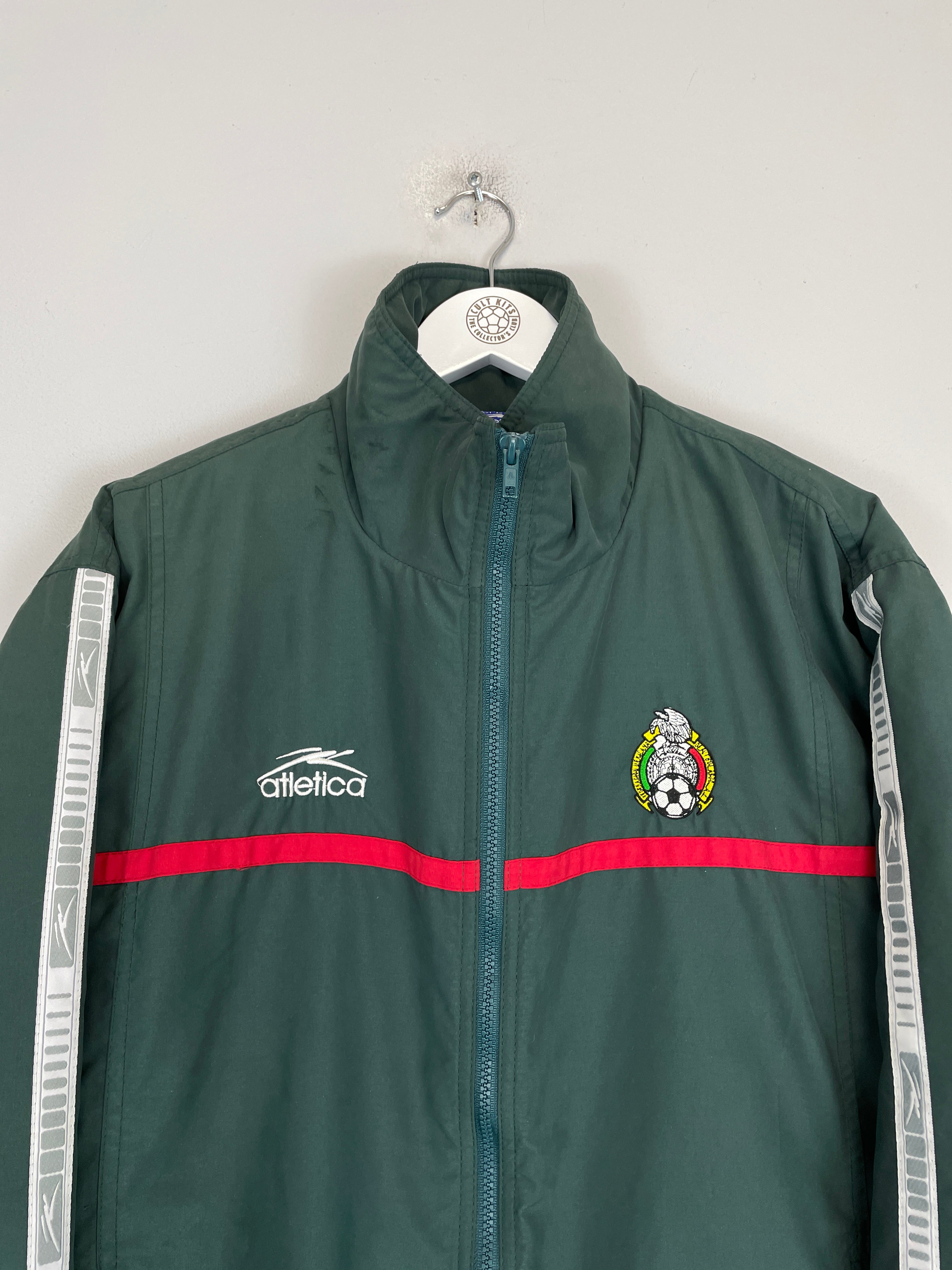 Shop 2000/02 MEXICO PADDED JACKET (L) ATLETICA, classic football shirts, vintage football shirts & retro soccer jerseys at Cult Kits