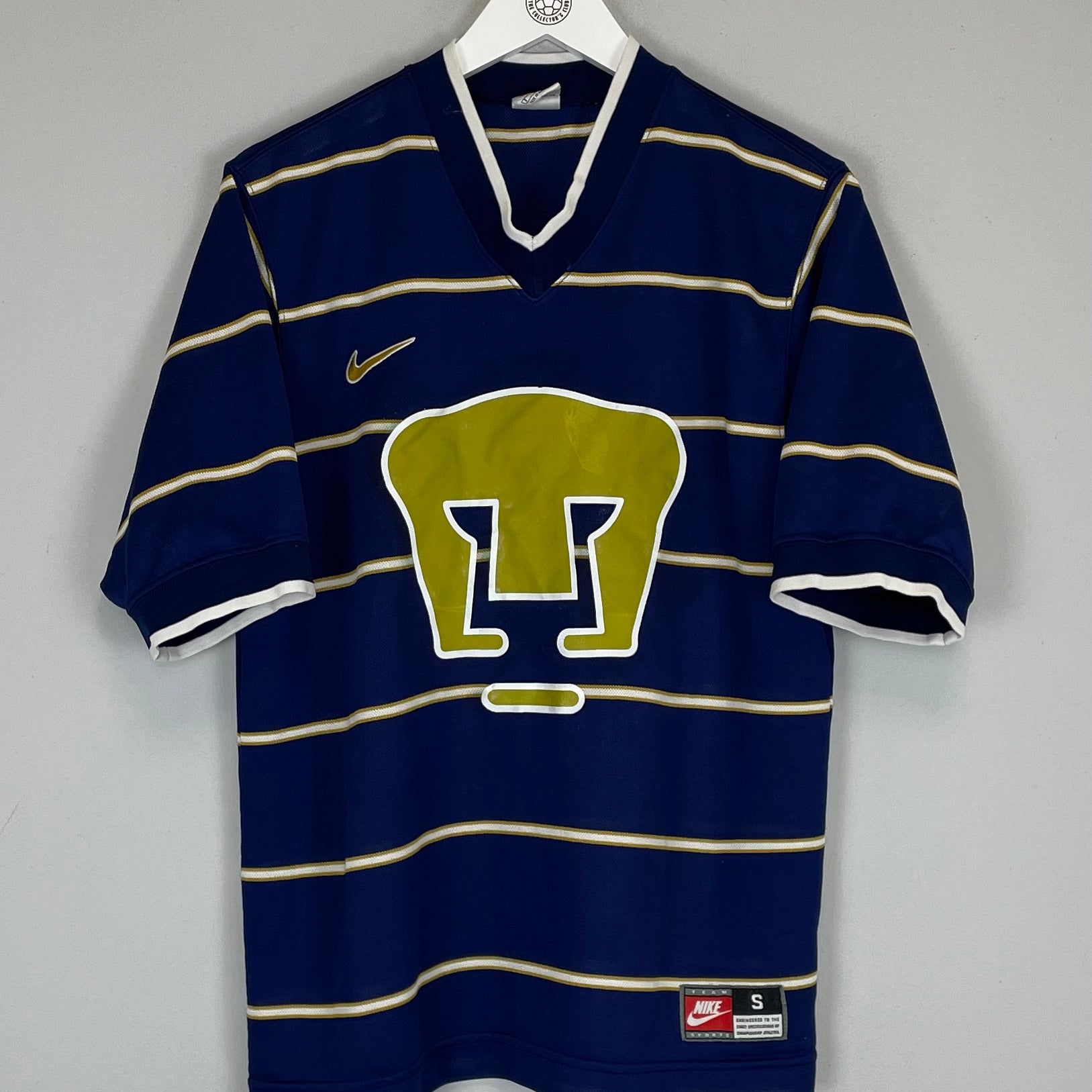 Shop 1997/98 UNAM PUMAS HOME SHIRT (S) NIKE, classic football shirts, vintage football shirts & retro soccer jerseys at Cult Kits
