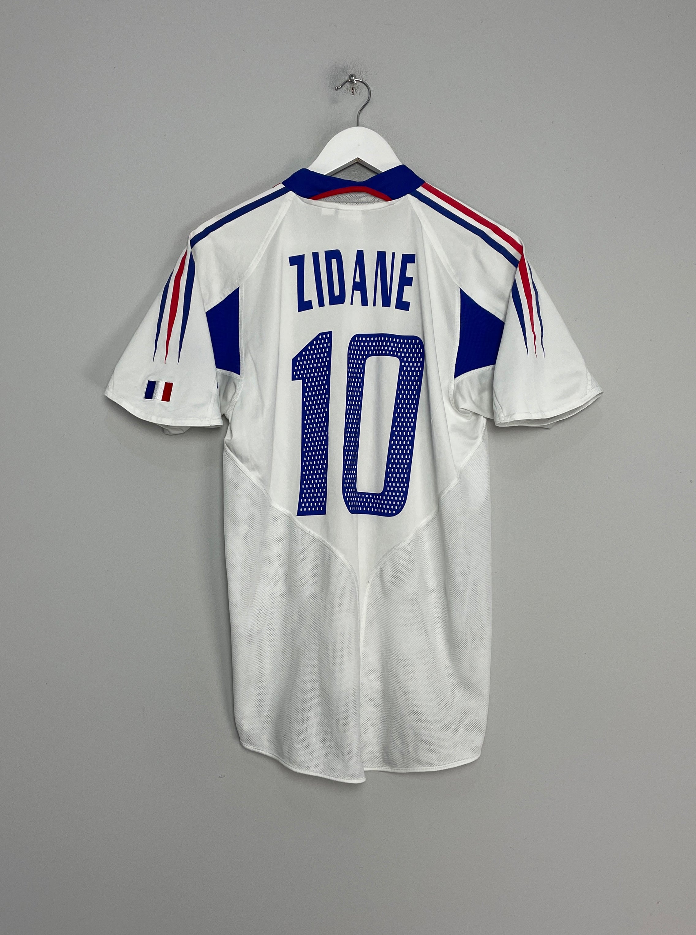 Shop 2004/06 FRANCE ZIDANE #10 AWAY SHIRT (S) ADIDAS, classic football shirts, vintage football shirts & retro soccer jerseys at Cult Kits