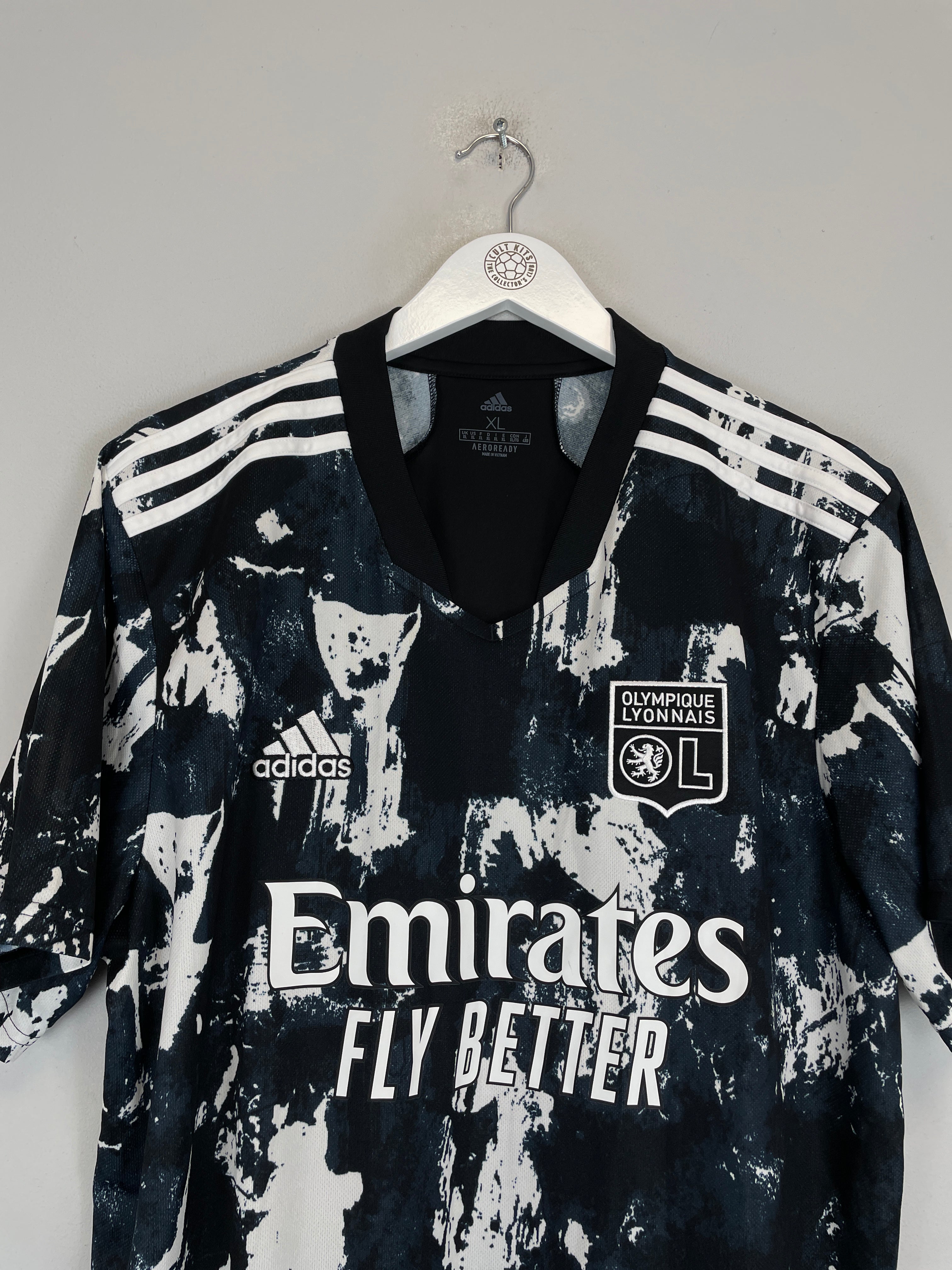 Shop 2021/22 LYON THIRD SHIRT (XL) ADIDAS, classic football shirts, vintage football shirts & retro soccer jerseys at Cult Kits