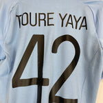 Shop 2012/13 MANCHESTER CITY YAYA TOURE #42 *BNWT* C/L HOME SHIRT (L) UMBRO, classic football shirts, vintage football shirts & retro soccer jerseys at Cult Kits