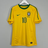 Shop 2010/11 BRAZIL KAKA #10 HOME SHIRT (S) NIKE, classic football shirts, vintage football shirts & retro soccer jerseys at Cult Kits