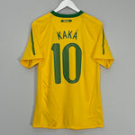 Shop 2010/11 BRAZIL KAKA #10 HOME SHIRT (S) NIKE, classic football shirts, vintage football shirts & retro soccer jerseys at Cult Kits