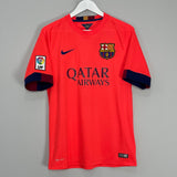 2014/15 BARCELONA MESSI #10 AWAY SHIRT (M) NIKE