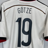 2014/15 GERMANY GOTZE #19 HOME SHIRT (L) ADIDAS