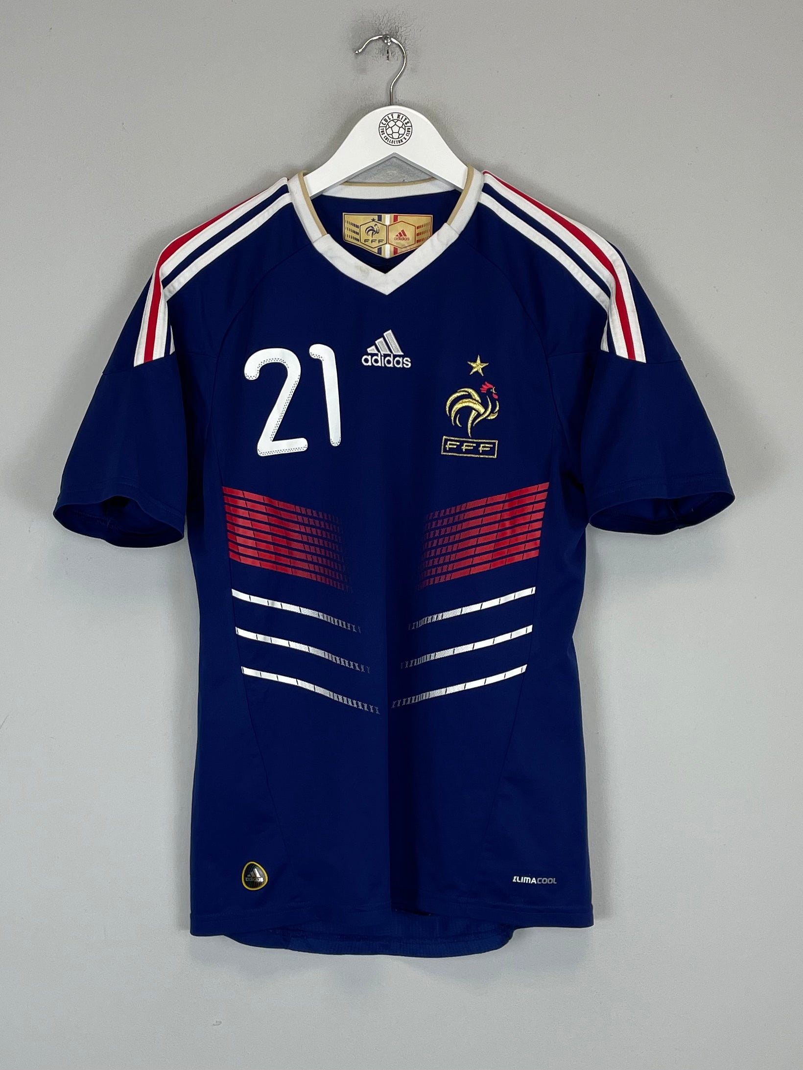 Shop 2009/10 FRANCE ANELKA #21 HOME SHIRT (S) ADIDAS, classic football shirts, vintage football shirts & retro soccer jerseys at Cult Kits