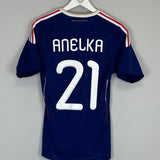 Shop 2009/10 FRANCE ANELKA #21 HOME SHIRT (S) ADIDAS, classic football shirts, vintage football shirts & retro soccer jerseys at Cult Kits