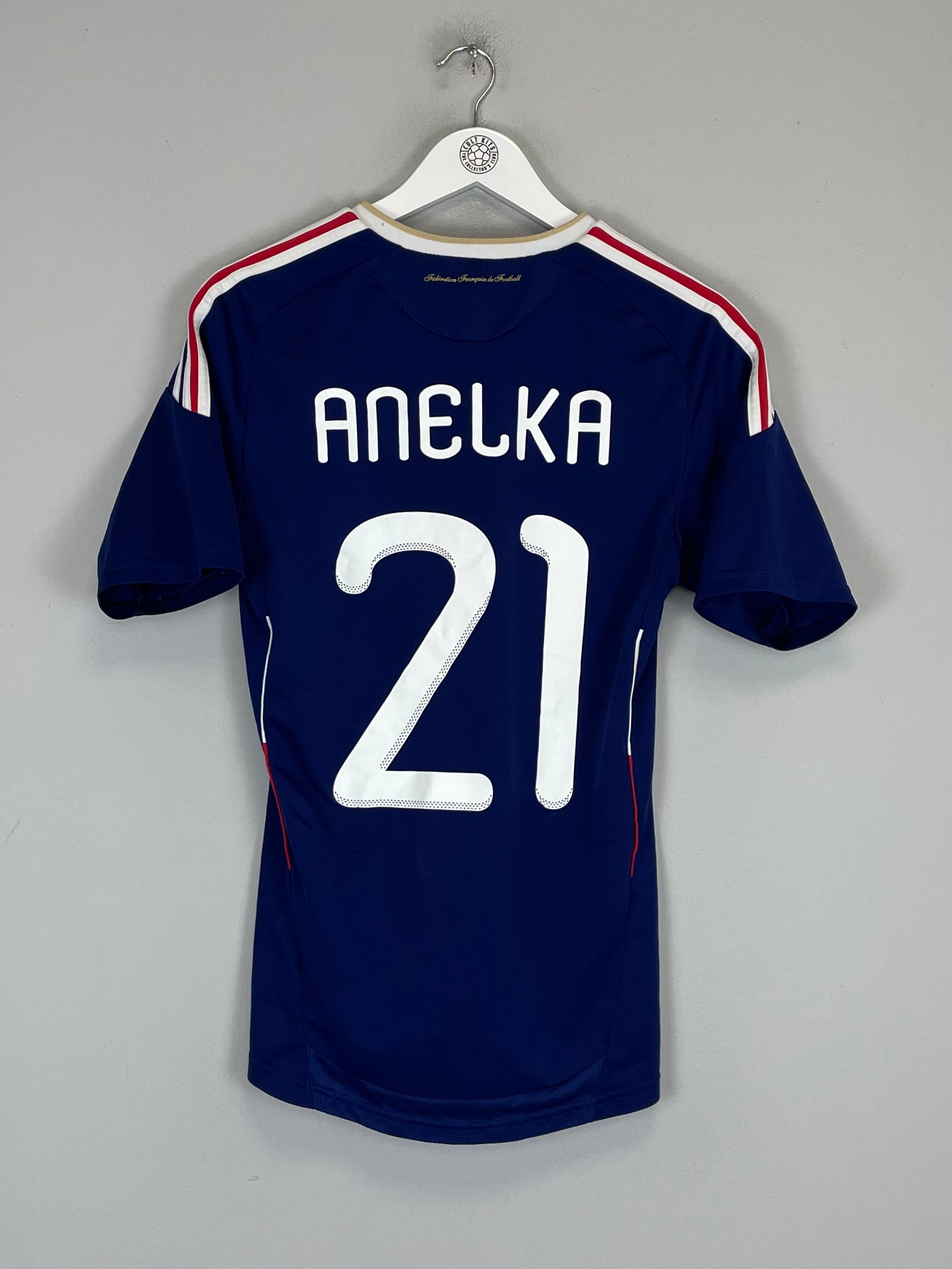 Shop 2009/10 FRANCE ANELKA #21 HOME SHIRT (S) ADIDAS, classic football shirts, vintage football shirts & retro soccer jerseys at Cult Kits