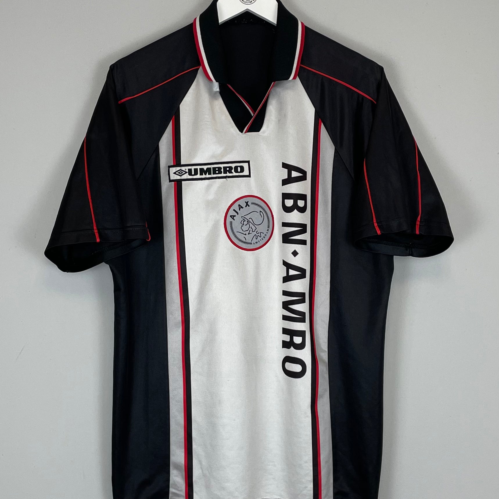 Shop 1998/99 AJAX AWAY SHIRT (L) UMBRO, classic football shirts, vintage football shirts & retro soccer jerseys at Cult Kits