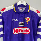 Shop 1998/99 FIORENTINA PROTOTYPE HOME SHIRT (L) FILA, classic football shirts, vintage football shirts & retro soccer jerseys at Cult Kits
