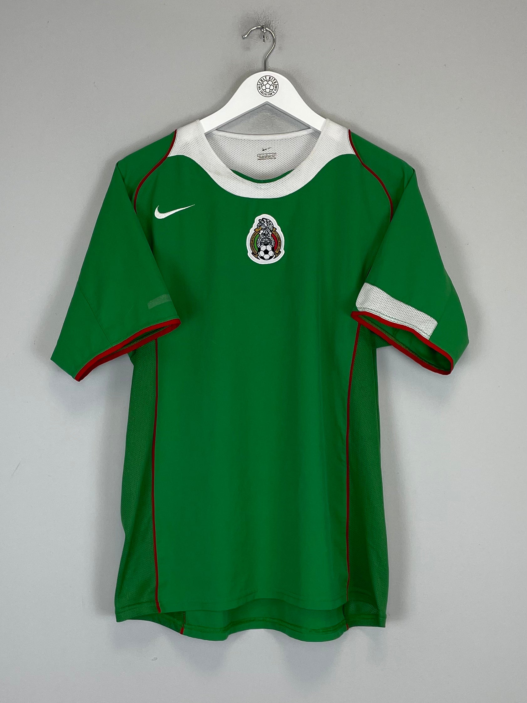 Shop 2004/06 MEXICO HOME SHIRT (L) NIKE, classic football shirts, vintage football shirts & retro soccer jerseys at Cult Kits