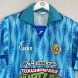 Shop 1998/99 NINJA TURTLES X JAPANESE MOVIE MASHUP #7 SHIRT (L) GALEX, classic football shirts, vintage football shirts & retro soccer jerseys at Cult Kits