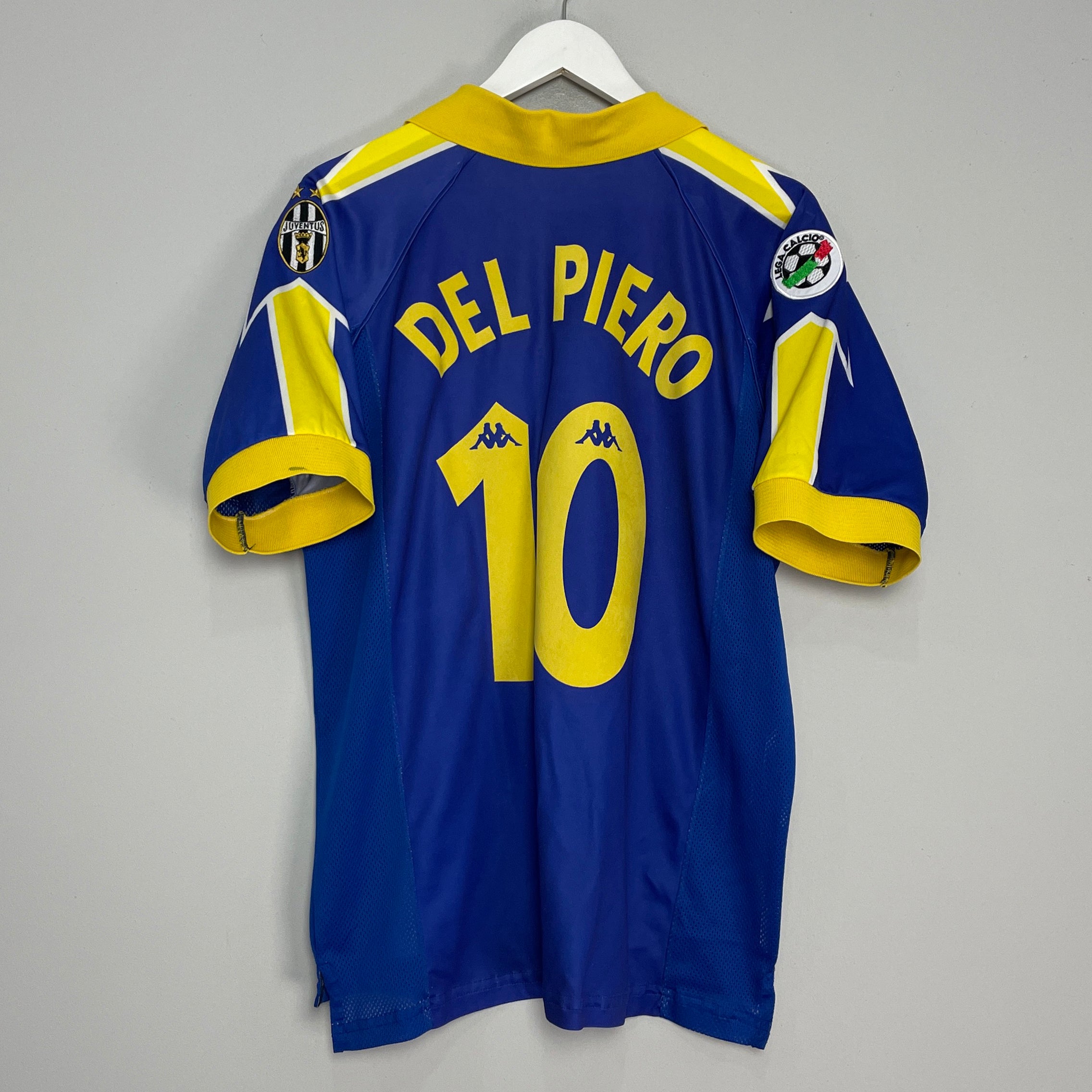 Shop 1996/97 JUVENTUS DEL PIERO #10 AWAY SHIRT (L) KAPPA, classic football shirts, vintage football shirts & retro soccer jerseys at Cult Kits