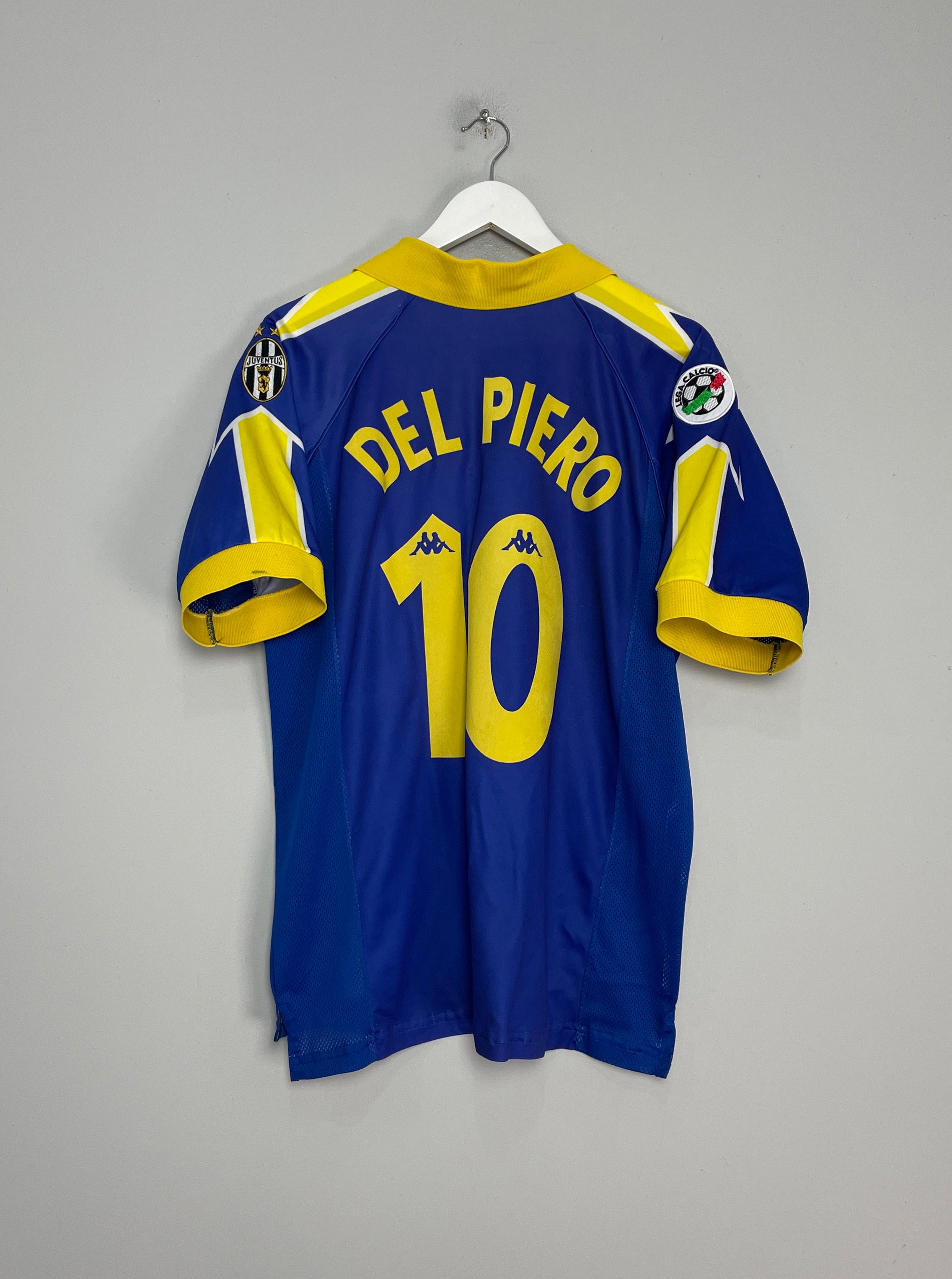 Shop 1996/97 JUVENTUS DEL PIERO #10 AWAY SHIRT (L) KAPPA, classic football shirts, vintage football shirts & retro soccer jerseys at Cult Kits
