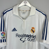 Shop 2001/02 REAL MADRID ZIDANE #5 HOME SHIRT (L) ADIDAS, classic football shirts, vintage football shirts & retro soccer jerseys at Cult Kits