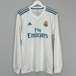 Shop 2017/18 REAL MADRID RONALDO #7 L/S HOME SHIRT (M) ADIDAS, classic football shirts, vintage football shirts & retro soccer jerseys at Cult Kits