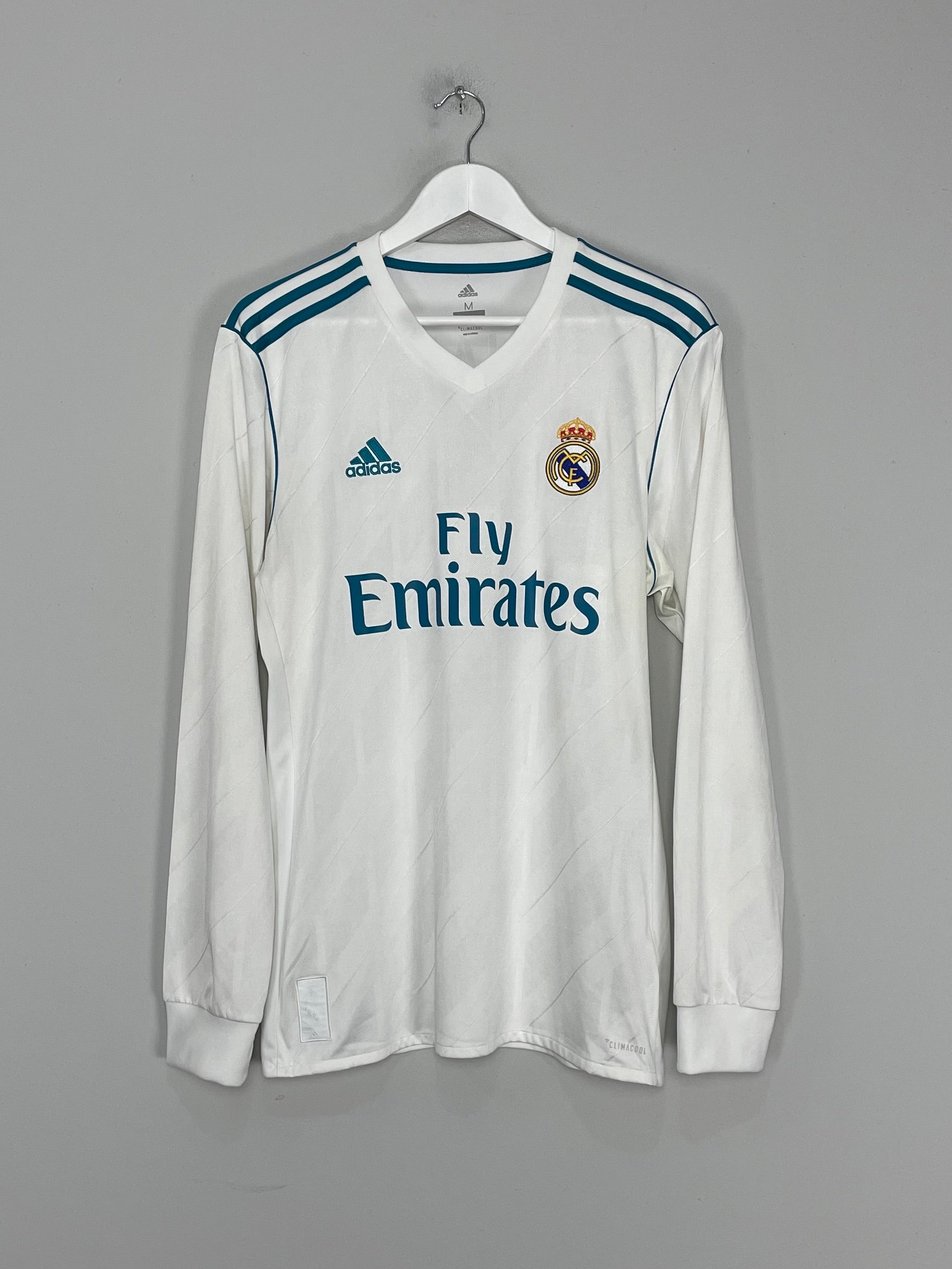 Shop 2017/18 REAL MADRID RONALDO #7 L/S HOME SHIRT (M) ADIDAS, classic football shirts, vintage football shirts & retro soccer jerseys at Cult Kits