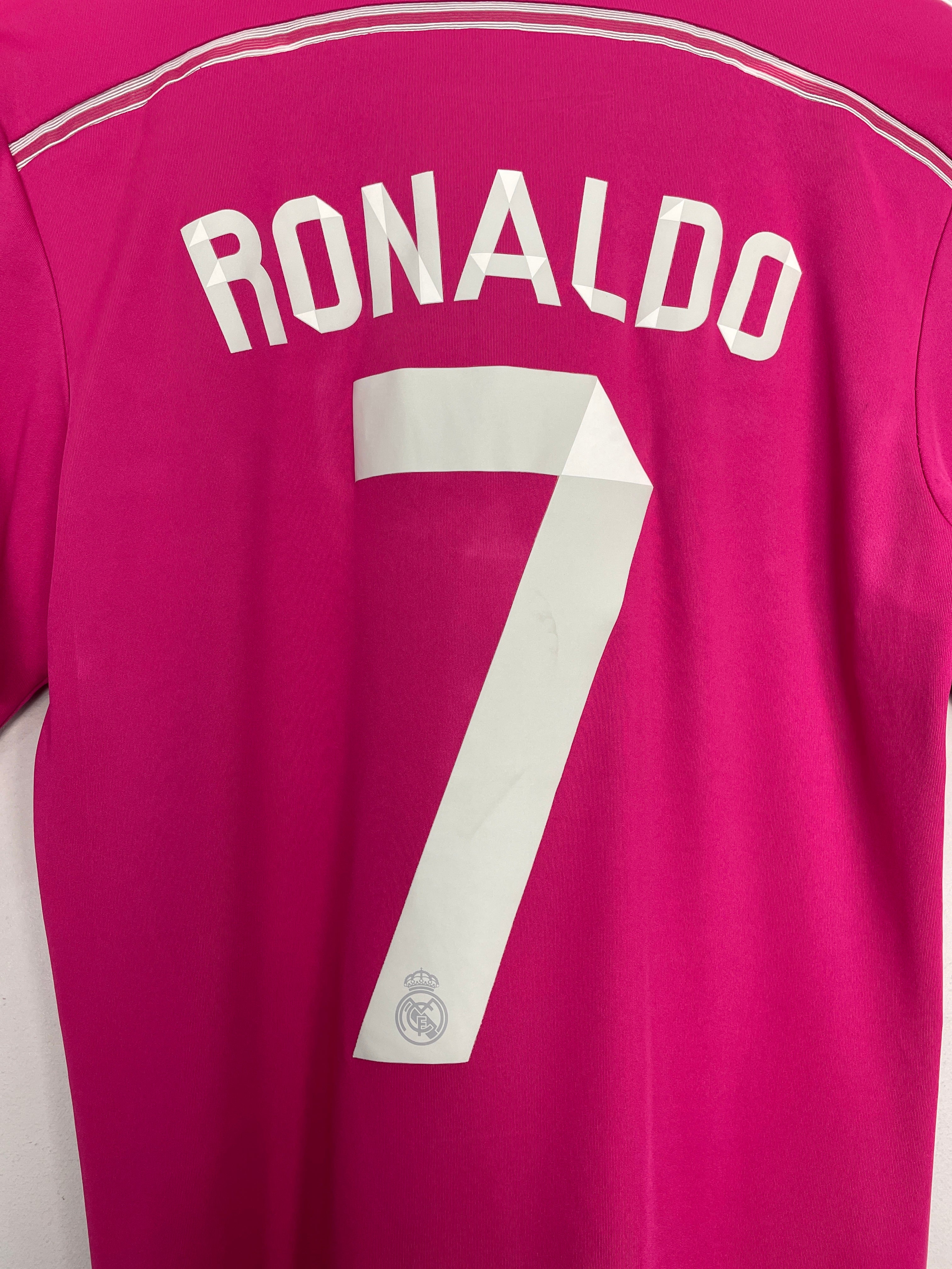 Shop 2014/15 REAL MADRID RONALDO #7 AWAY SHIRT (S) ADIDAS, classic football shirts, vintage football shirts & retro soccer jerseys at Cult Kits
