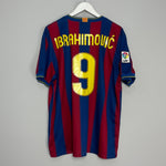 2009/10 BARCELONA IBRAHIMOVIC #9 HOME SHIRT (L) NIKE