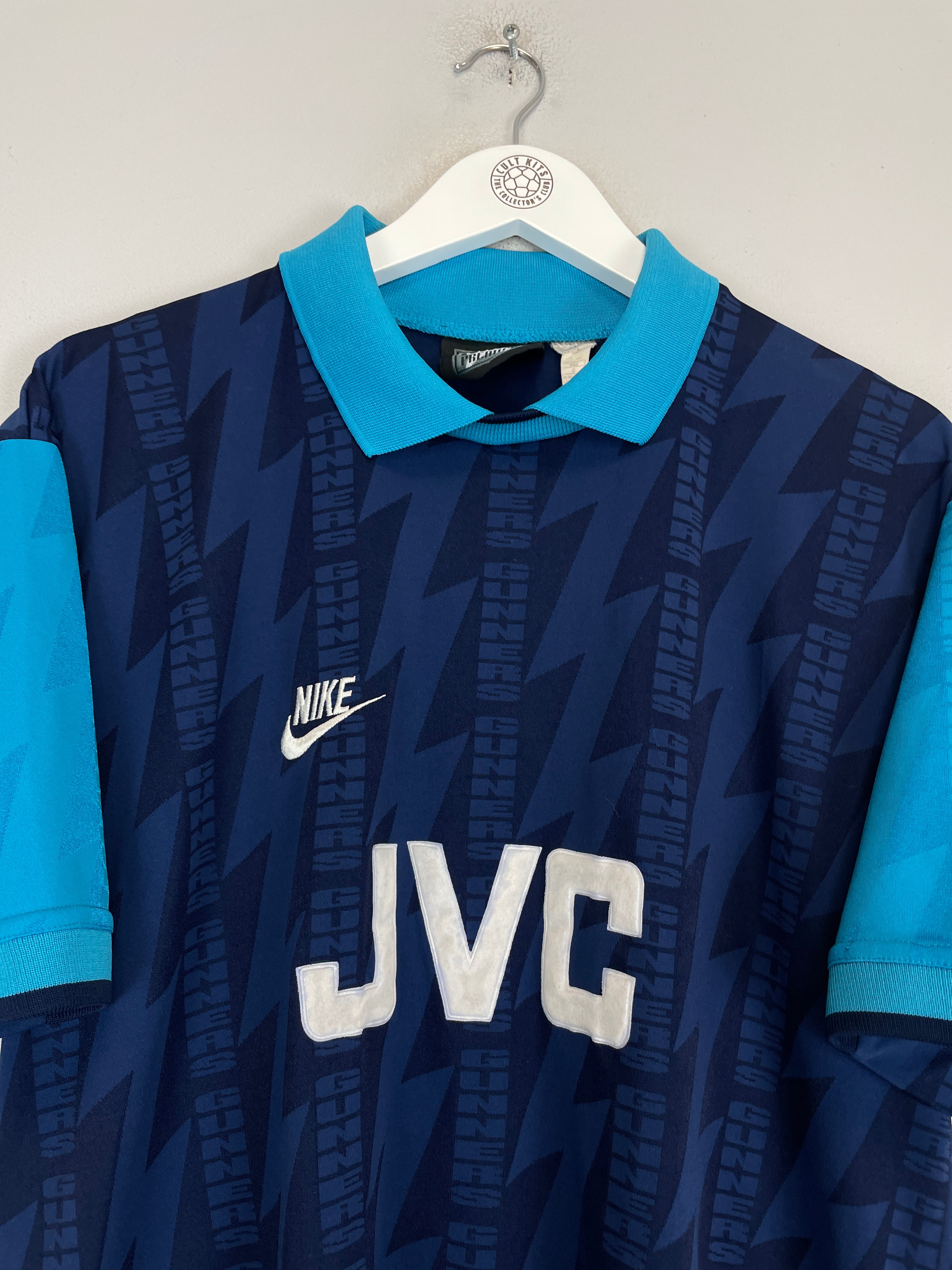 Shop 1995/96 ARSENAL #17 AWAY SHIRT (L) NIKE, classic football shirts, vintage football shirts & retro soccer jerseys at Cult Kits