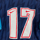 Shop 1995/96 ARSENAL #17 AWAY SHIRT (L) NIKE, classic football shirts, vintage football shirts & retro soccer jerseys at Cult Kits