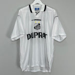 Shop 1999 SANTOS #10 HOME SHIRT (L) UMBRO, classic football shirts, vintage football shirts & retro soccer jerseys at Cult Kits