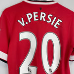 Shop 2014/15 MANCHESTER UNITED V.PERSIE #20 HOME SHIRT (L) NIKE, classic football shirts, vintage football shirts & retro soccer jerseys at Cult Kits