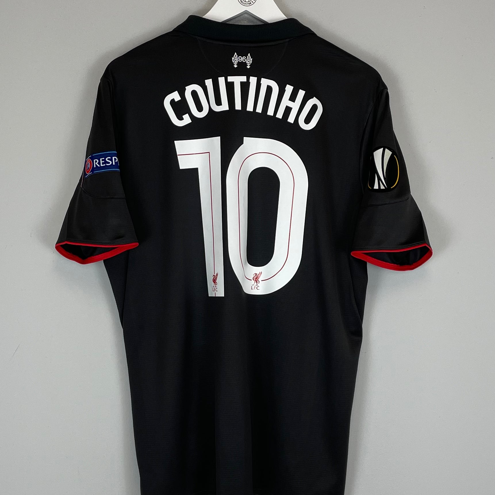 Shop 2015/16 LIVERPOOL COUTINHO #10 E/L THIRD SHIRT (L) NEW BALANCE, classic football shirts, vintage football shirts & retro soccer jerseys at Cult Kits