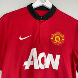 Shop 2013/14 MANCHESTER UNITED ROONEY #10 HOME SHIRT (M) NIKE, classic football shirts, vintage football shirts & retro soccer jerseys at Cult Kits