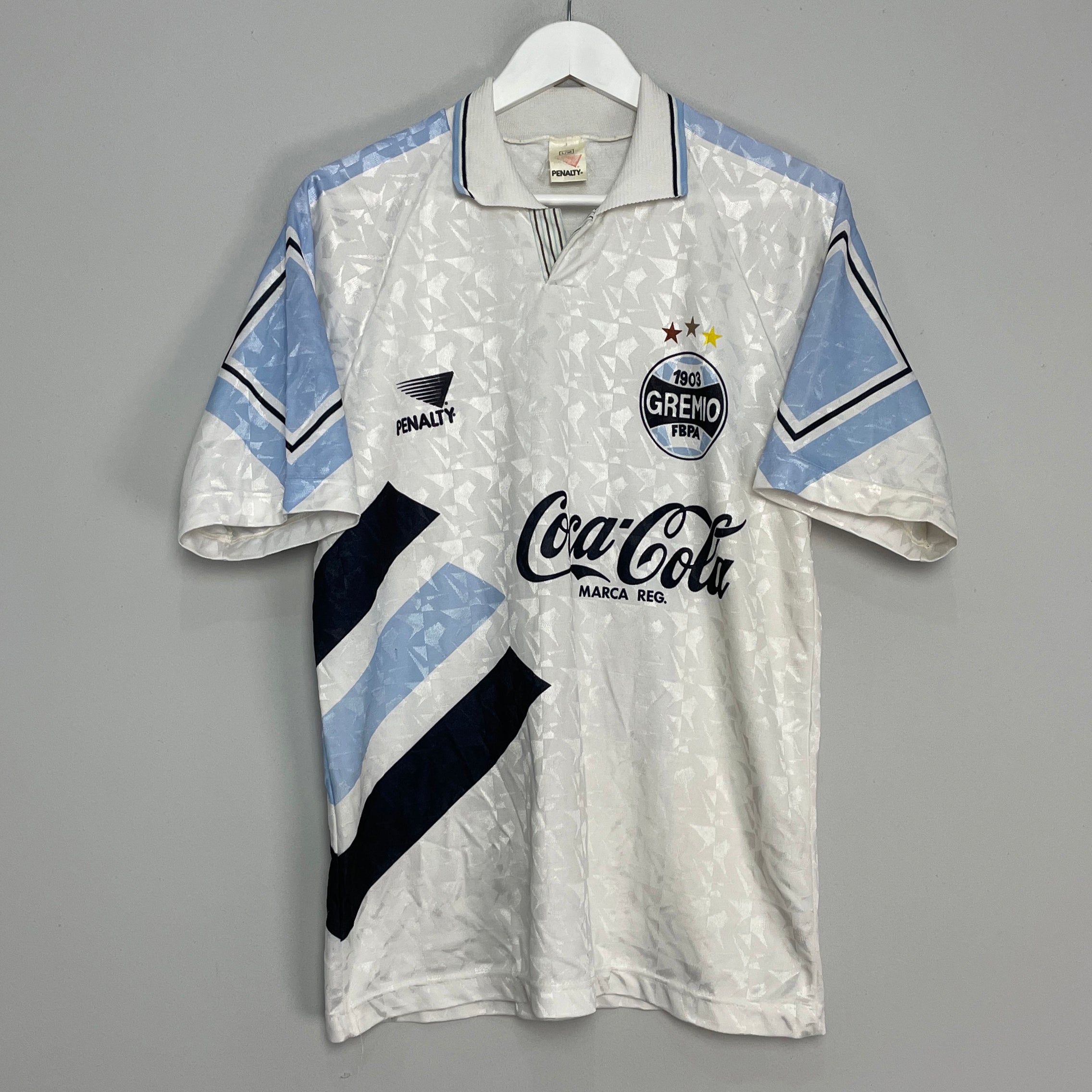Shop 1993/94 GREMIO #10 HOME SHIRT (L) PENALTY, classic football shirts, vintage football shirts & retro soccer jerseys at Cult Kits
