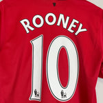 Shop 2013/14 MANCHESTER UNITED ROONEY #10 HOME SHIRT (M) NIKE, classic football shirts, vintage football shirts & retro soccer jerseys at Cult Kits